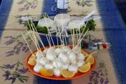 Bffelmozzarella und Ricotta